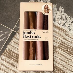 Kitsch Jumbo Flexi Rods - Brown and Pink